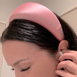 Prada padded satin hairband